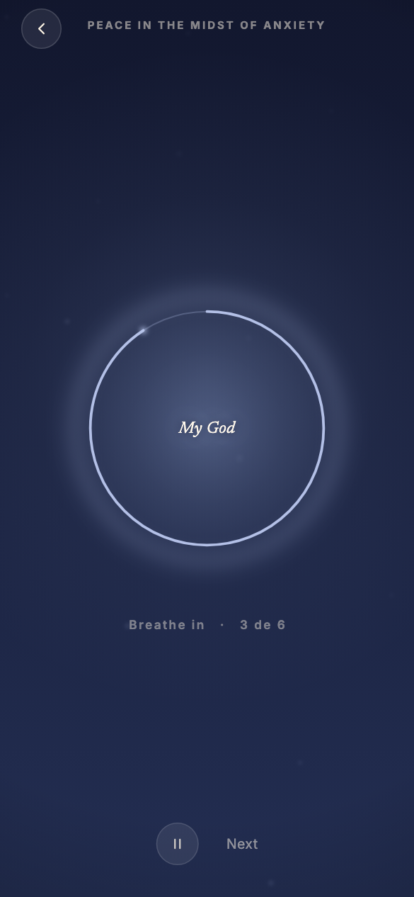 Moment with God — guided breathing