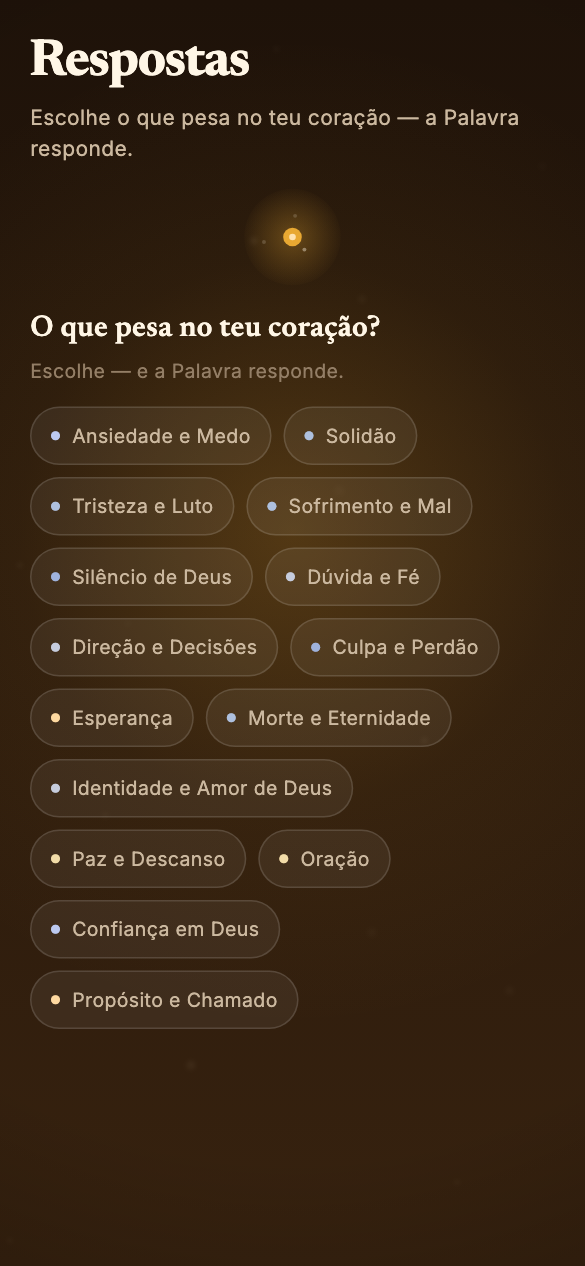 Respostas — entrega o que pesa