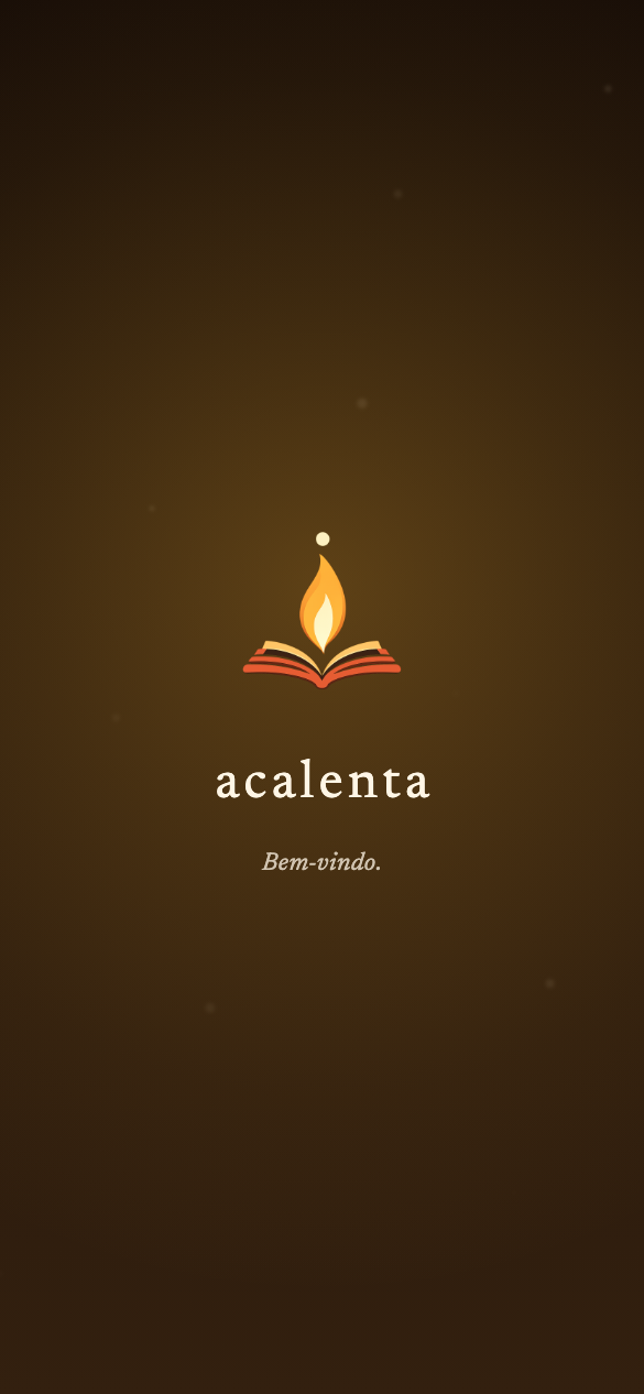 Acalenta — o teu espaço com Deus, todos os dias